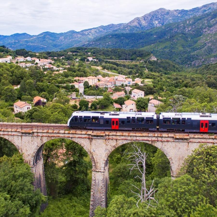 2020- Vue Bocognano train