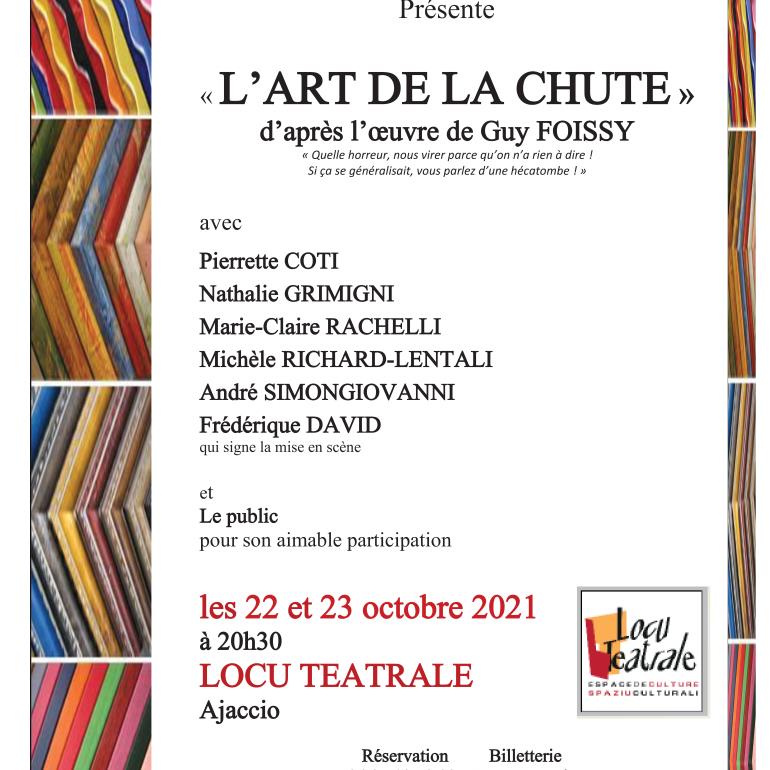 2021-L'art de la chute - Guy Foissy - Locu Teatrale