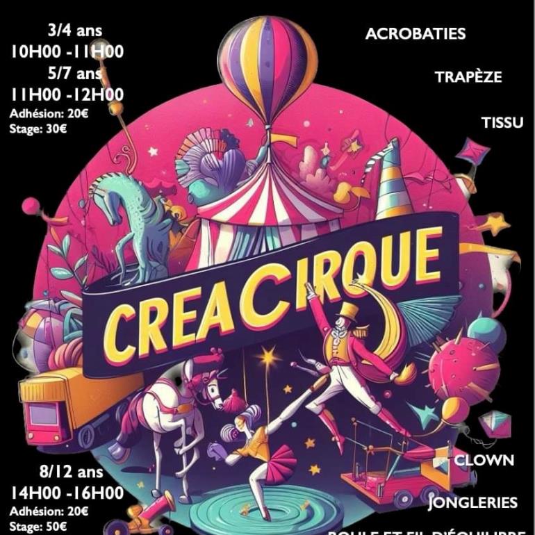 2024 - Mini stage cirque printemps