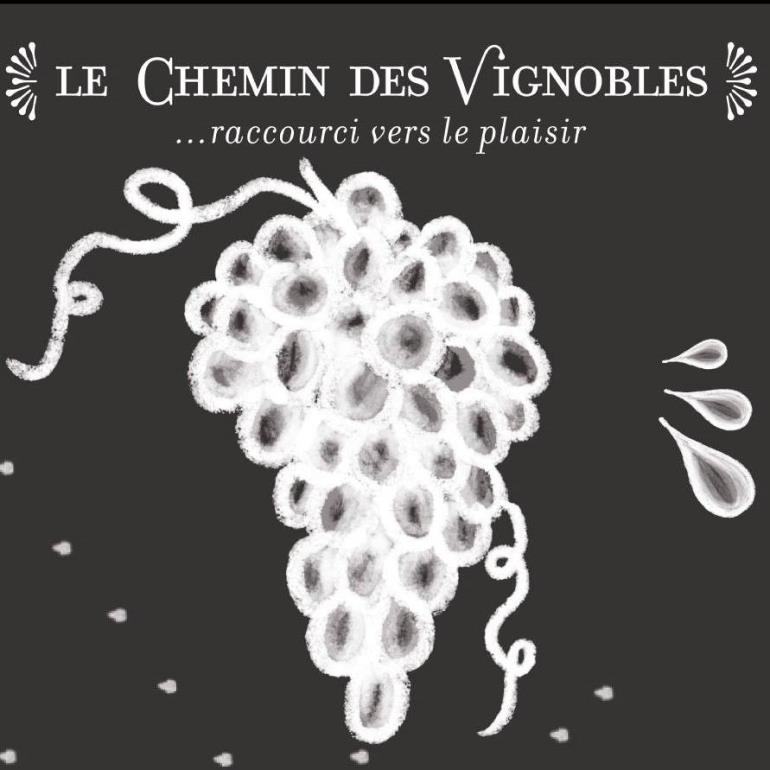 2017 - Chemin des vignobles - logo visuel grappe