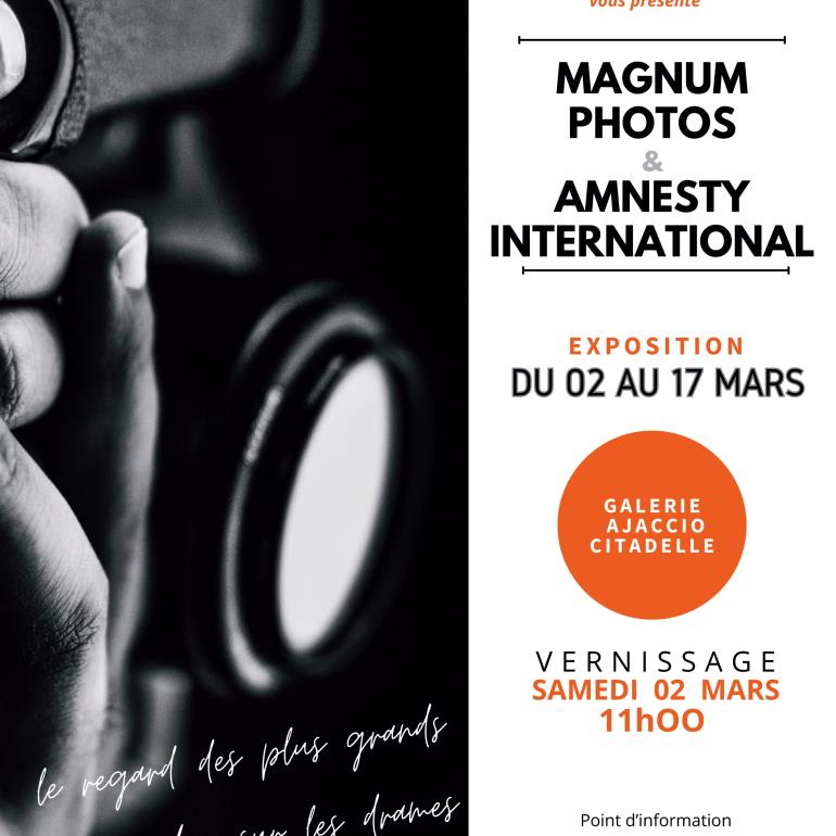 Exposition GALERIE ARCHIPEL : Magnum Photos & Amnesty International