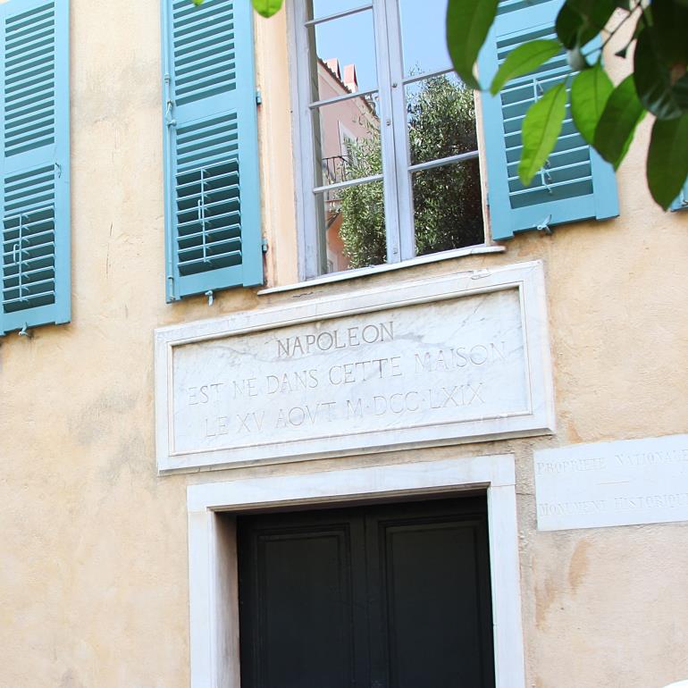2018 - visite ville -  maison Bonaparte - facade 